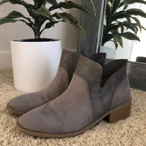 Grey booties